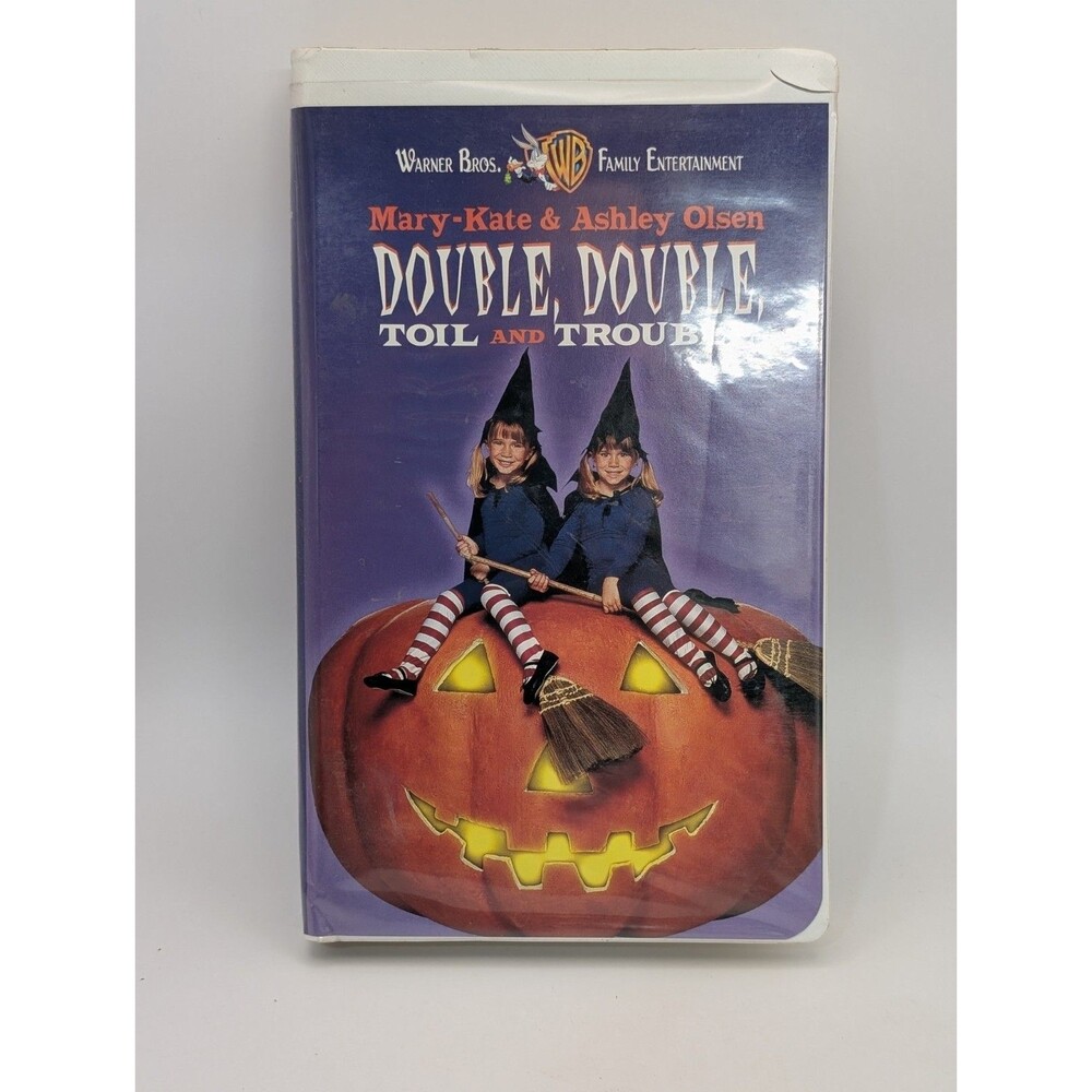 Double Double Toil and Trouble VHS Mary-Kate Ashley Olsen Twins Halloween Movie